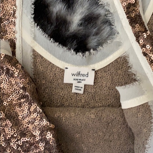 Bronze Sequin Dress by Wilfred from Aritzia - Picture 4 of 4